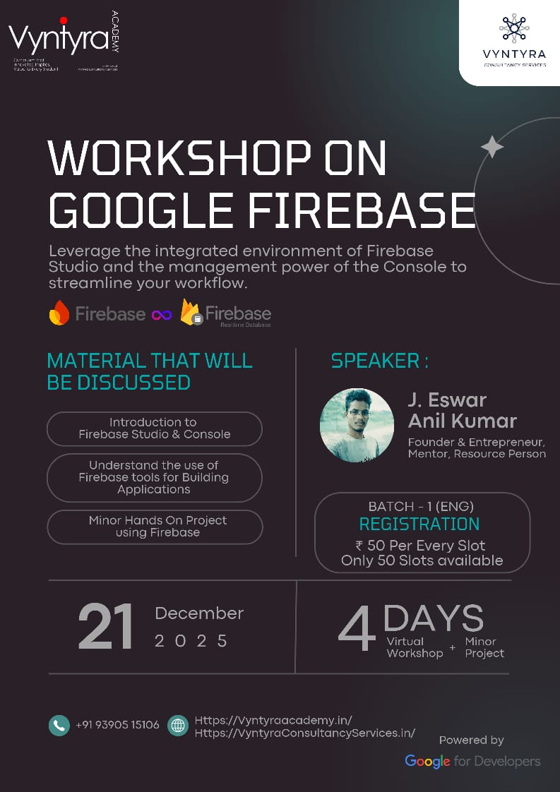 Vyntyra Academy Batch 1 Poster